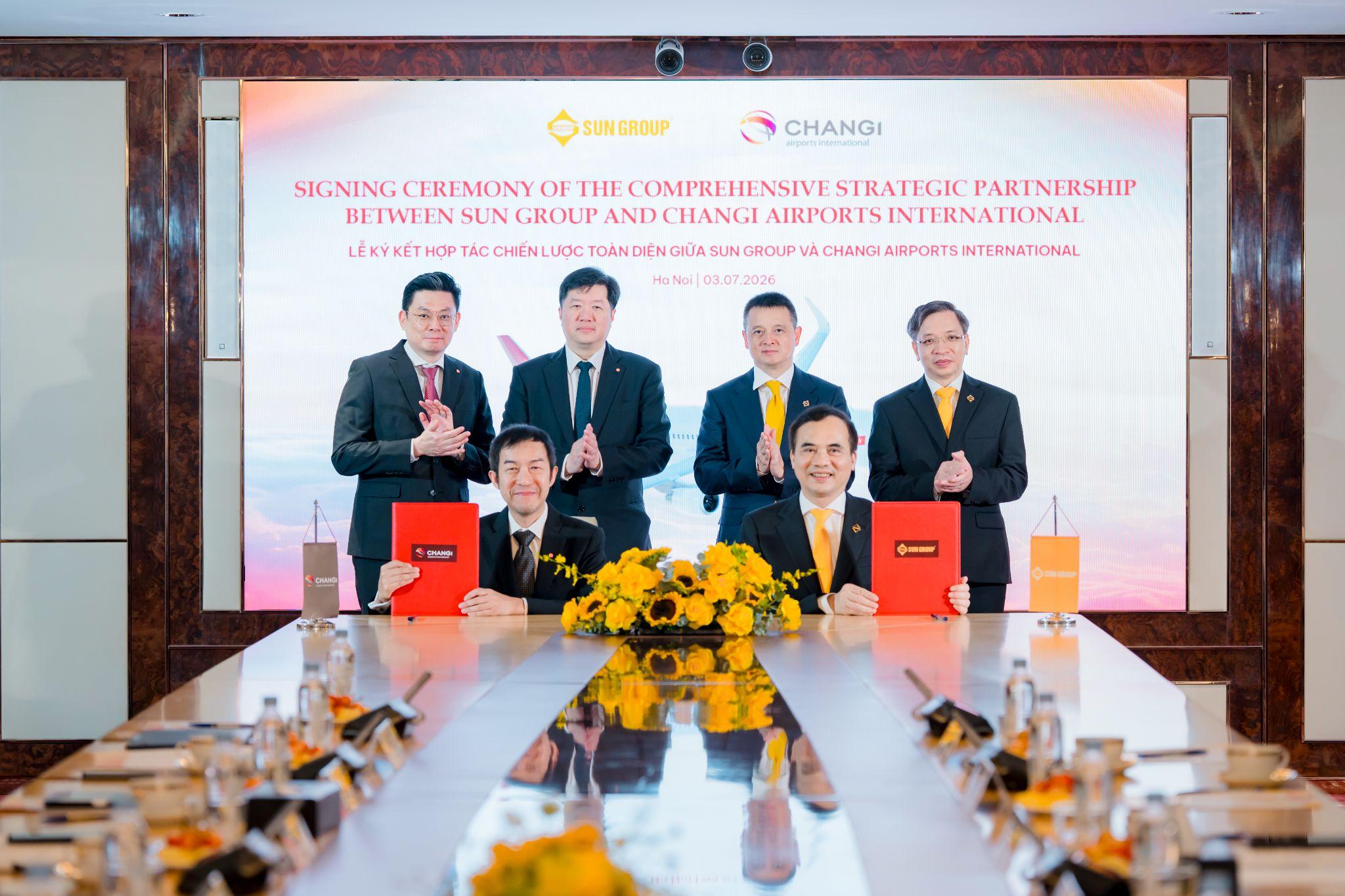 Sun Group và Changi Airports International mở rộng hợp tác chiến lược góp phần phát triển hạ tầng hàng không Việt Nam - 1