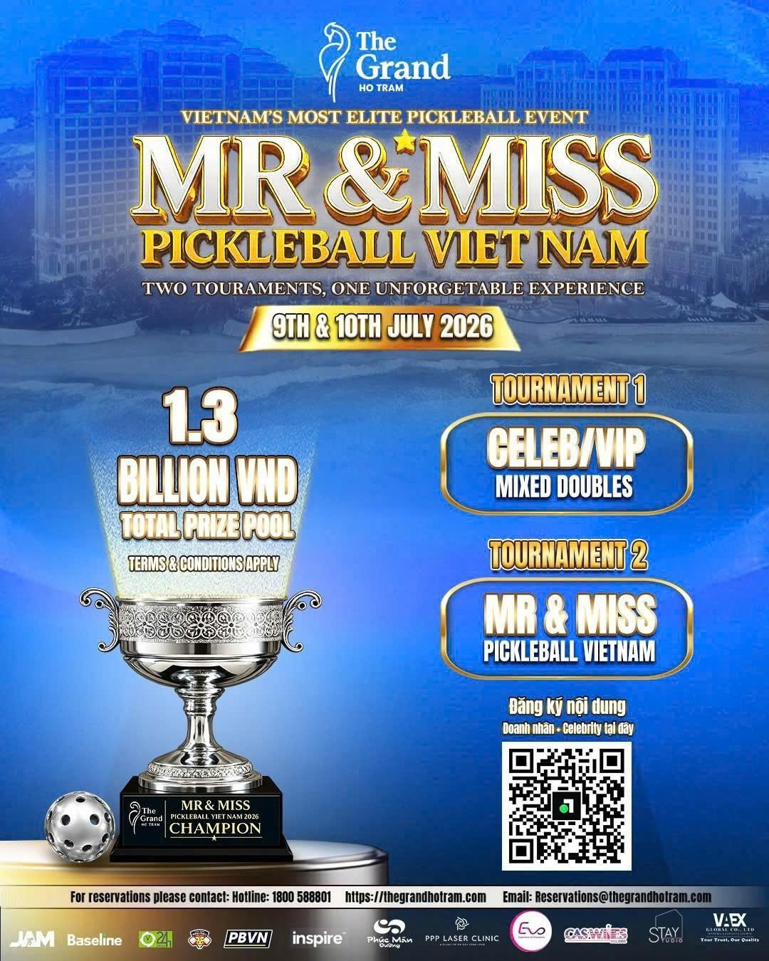 Mr & Miss Pickleball Vietnam 2026 quy tụ nhiều gương mặt nổi tiếng - 5