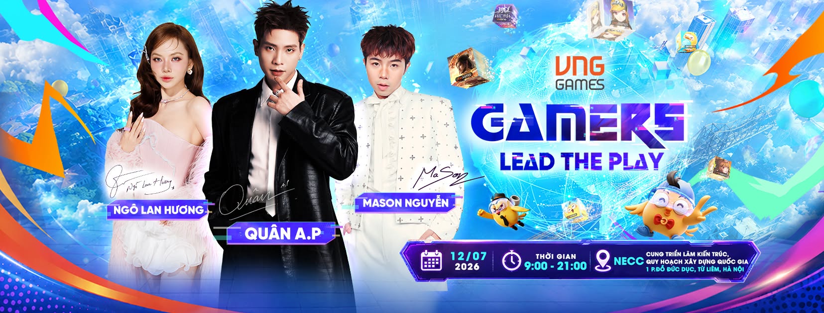 Quân A.P, Ngô Lan Hương, Mason Nguyễn hẹn game thủ tại “Gamers Lead The Play” - 2