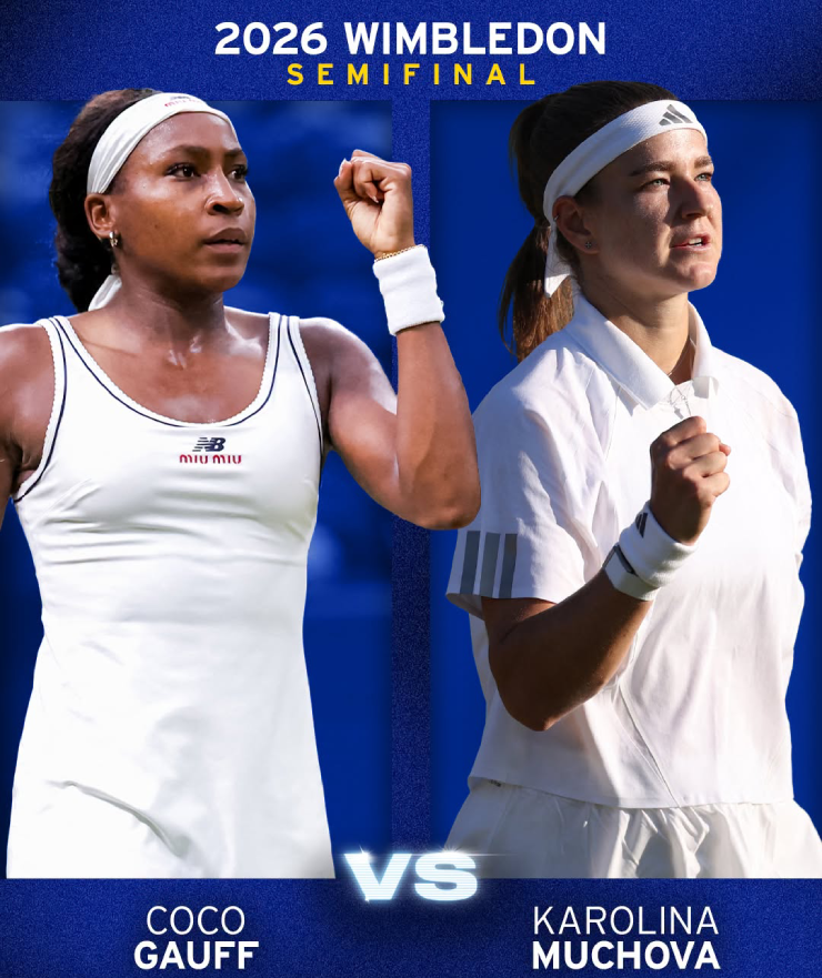 Bán kết tennis đỉnh cao Wimbledon: Gauff đại chiến Muchova, Kostyuk đấu lịch sử với Noskova - 1