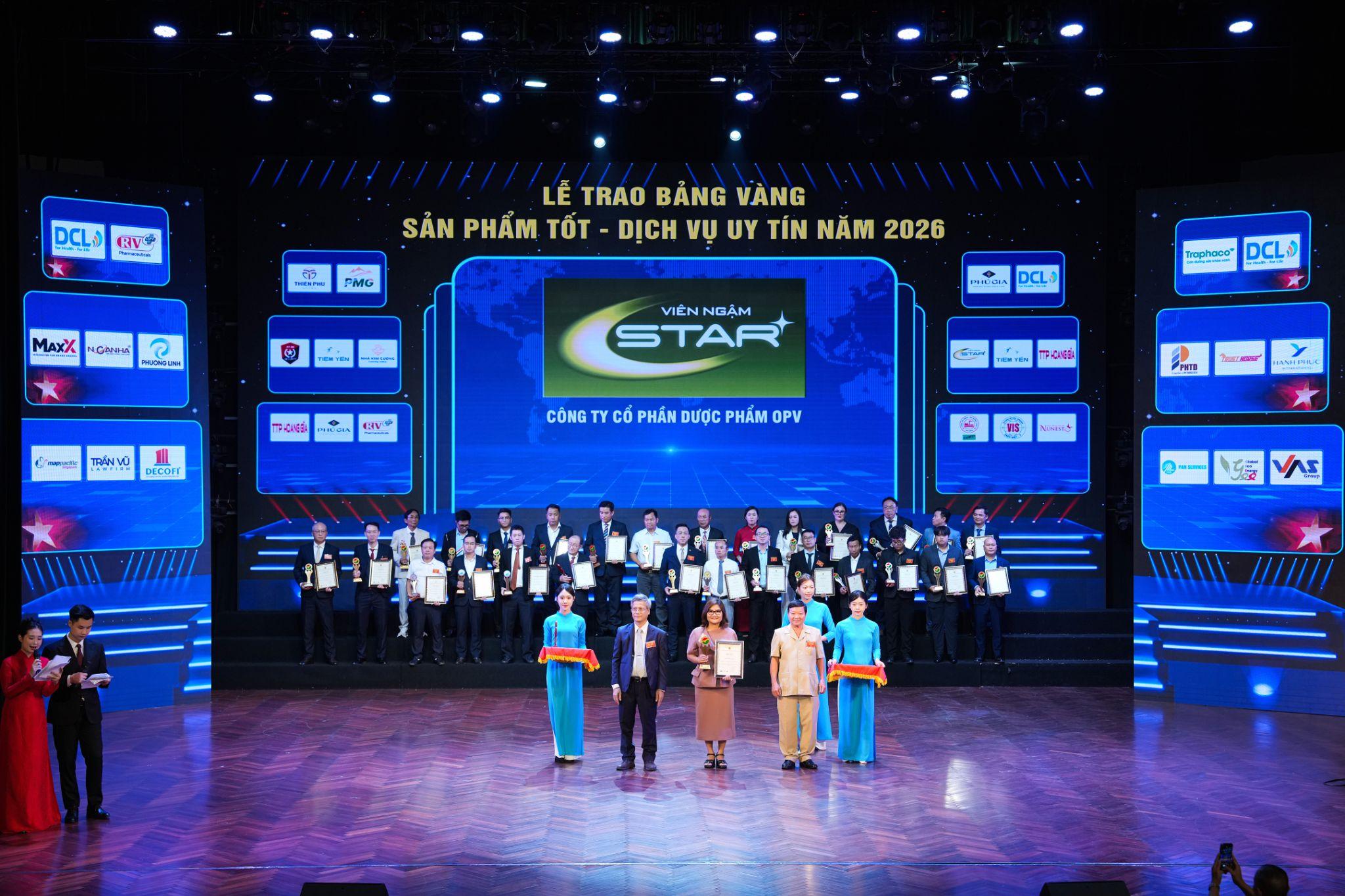 Tự hào với chất lượng EU-GMP, Công ty Dược phẩm OPV khẳng định vị thế với cú đúp giải thưởng danh giá năm 2026! - 1