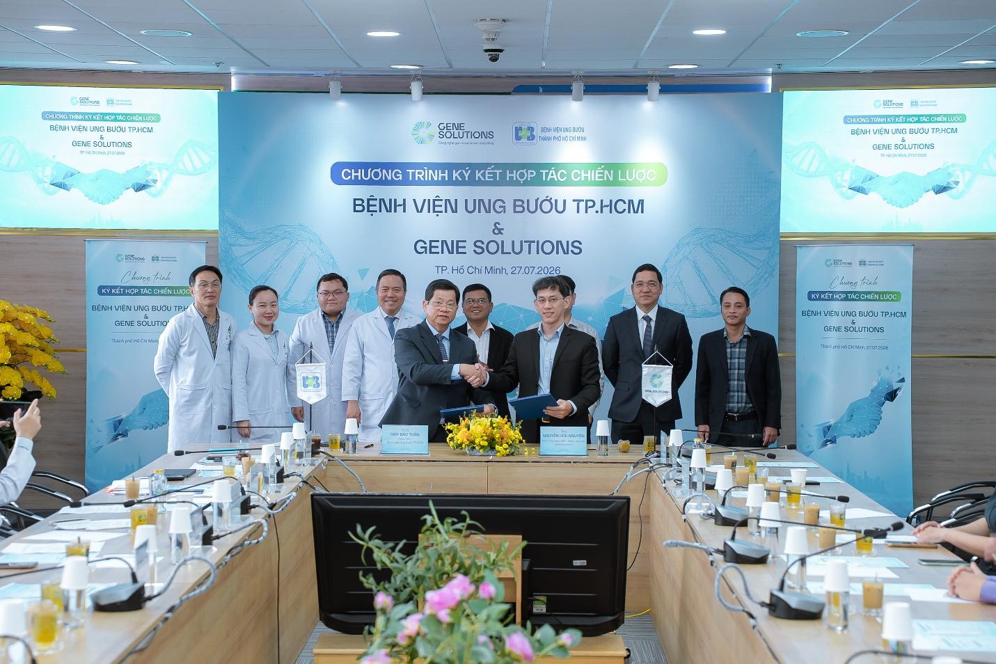 Bệnh viện Ung Bướu TP.HCM và Gene Solutions hợp tác ứng dụng công nghệ gen trong phòng, chống ung thư - 1