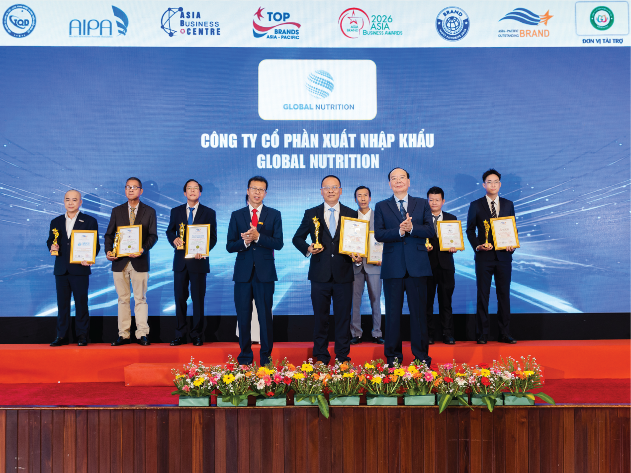 Global Nutrition nâng tầm giá trị với lần thứ 2 đạt Top 5 Thương hiệu tiêu biểu Châu Á - Thái Bình Dương - 1
