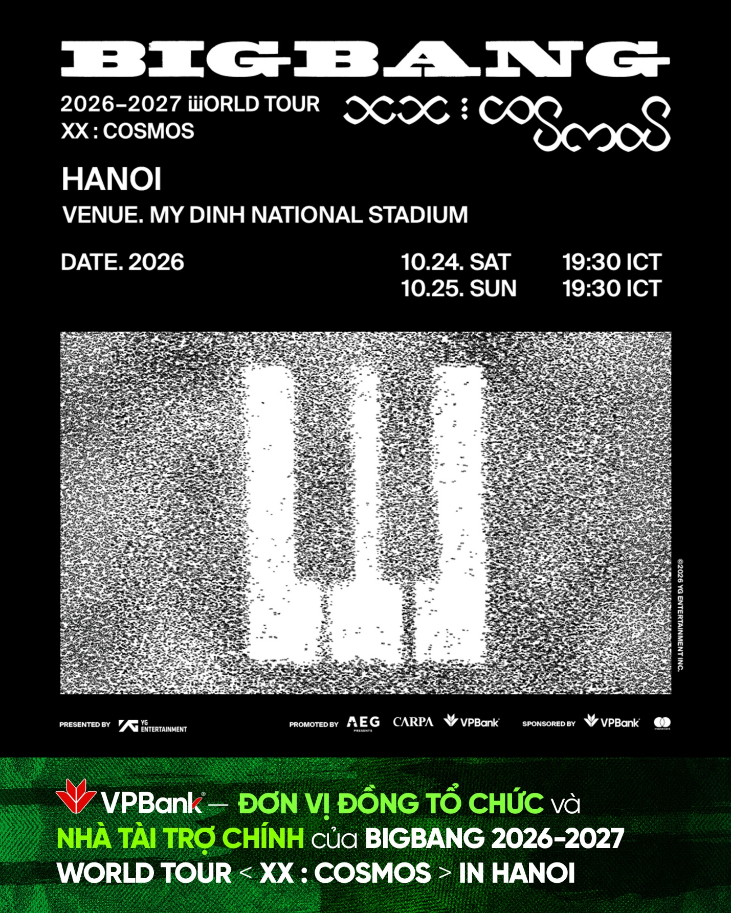 VPBank là đơn vị đồng tổ chức và nhà tài trợ chính của BIGBANG World Tour tại Việt Nam - 1