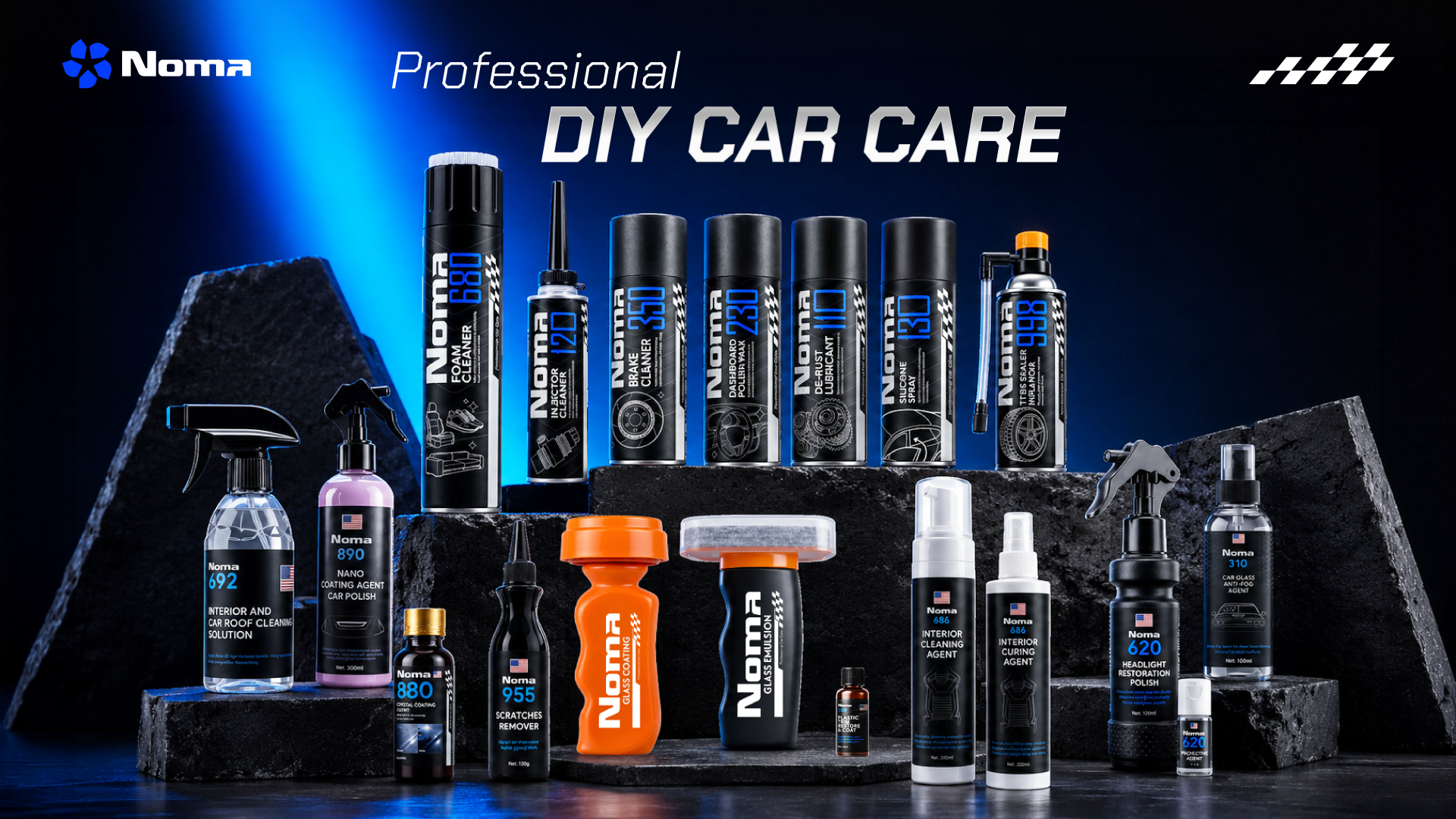 NOMA gây ấn tượng với Hệ sinh thái sản phẩm chăm sóc xe chuẩn 5 bước detailing Mỹ - 1