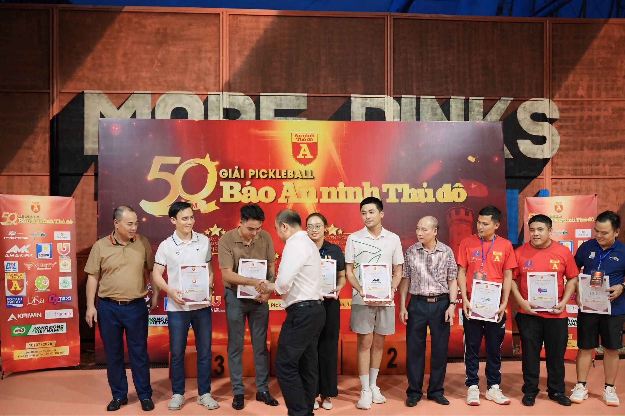 Fracora đồng hành cùng giải Pickleball kỷ niệm 50 năm Báo An Ninh Thủ Đô - 4