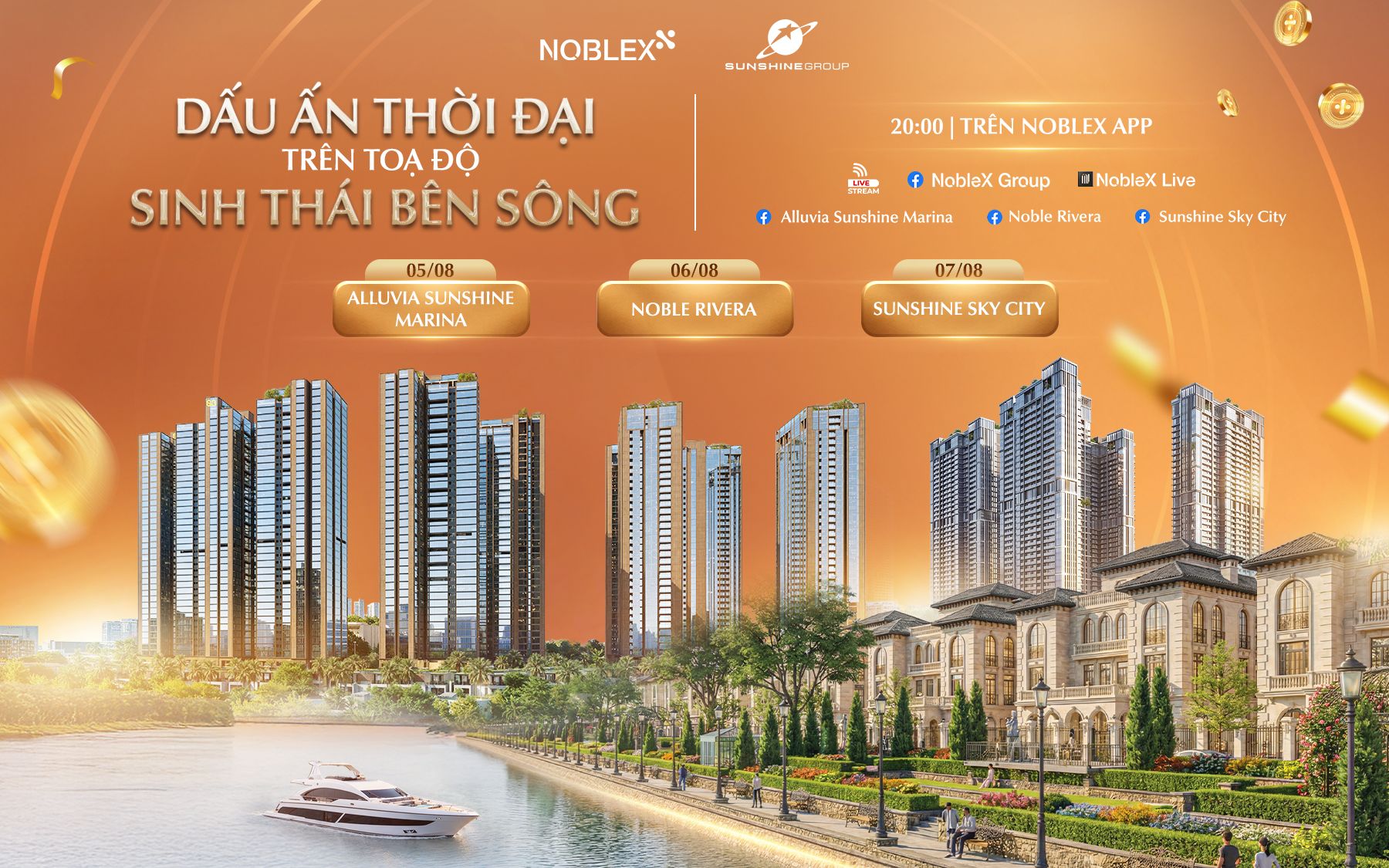 Từ đại đô thị 2 tỷ USD đến Compound Resort bên bến du thuyền 5 sao: Loạt "hàng nóng" của Sunshine Group lên sóng livestream - 1