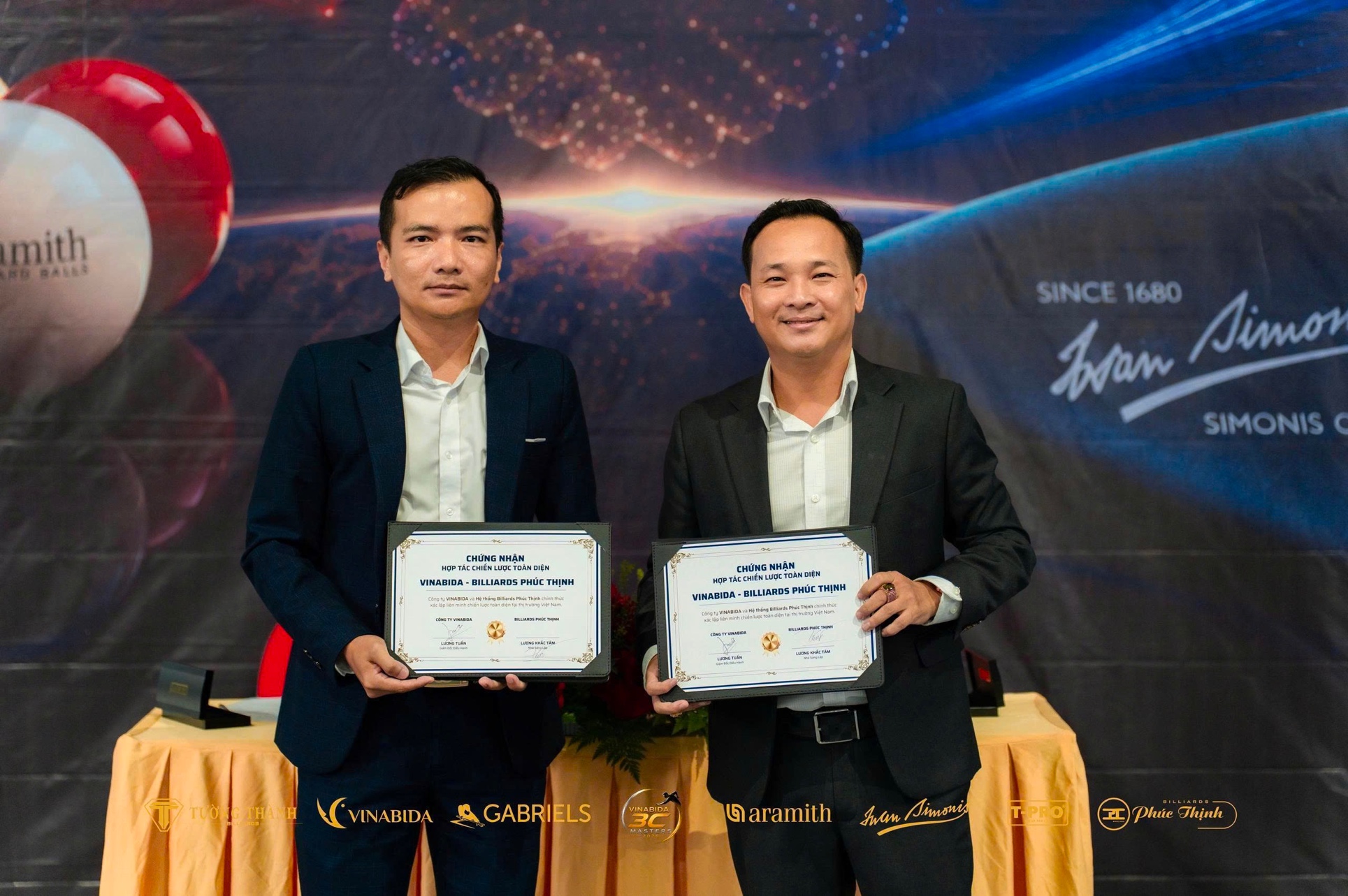 Phúc Thịnh chính thức ký kết hợp tác toàn diện cùng VINABIDA, mở rộng hệ sinh thái sản phẩm Billiards chính hãng tại Việt Nam - 1