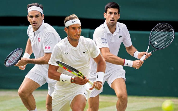 Federer, Nadal, Djokovic và nghệ thuật “nhốt” đối thủ trên sân đấu - 1