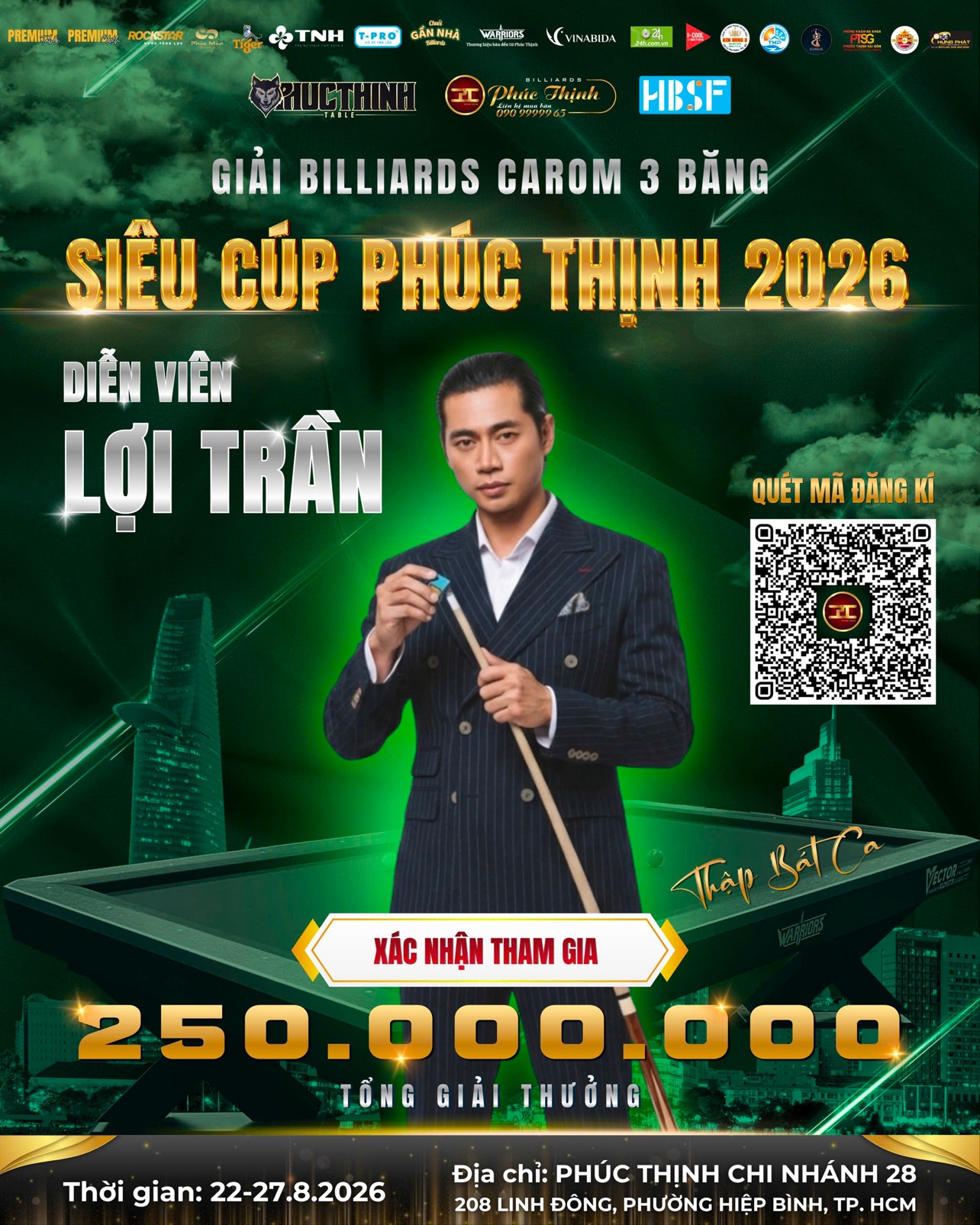 Phúc Thịnh công bố Siêu cúp Billiards giải thưởng 100 triệu đồng cho chức vô địch - 2