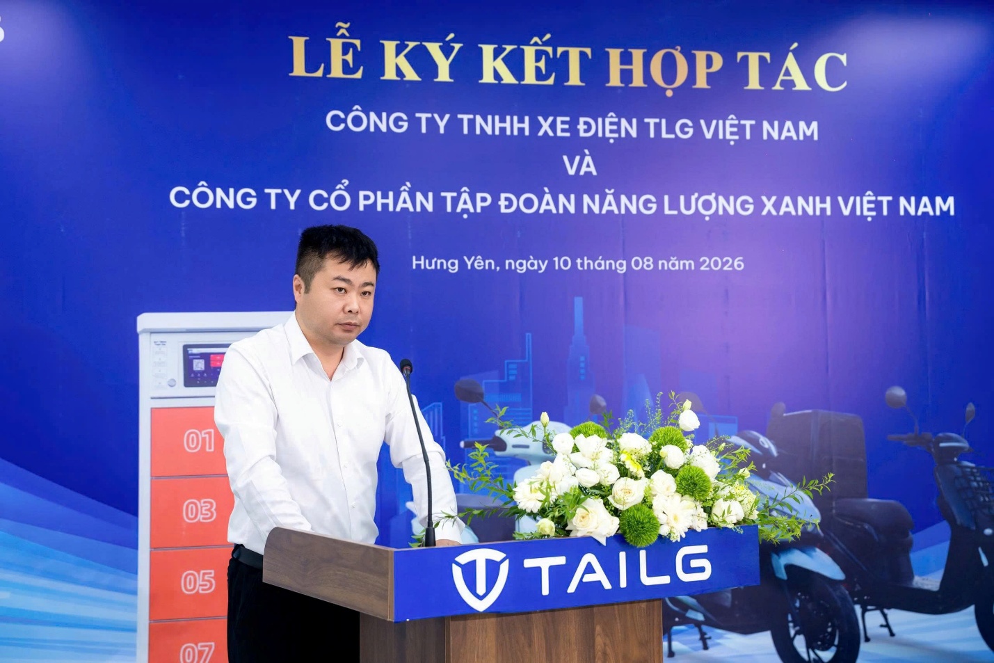 TAILG bắt tay Tập đoàn Năng lượng Xanh Việt Nam phát triển xe máy điện vận tải đổi pin trên hạ tầng trạm đổi pin công cộng Vina BSS. - 5
