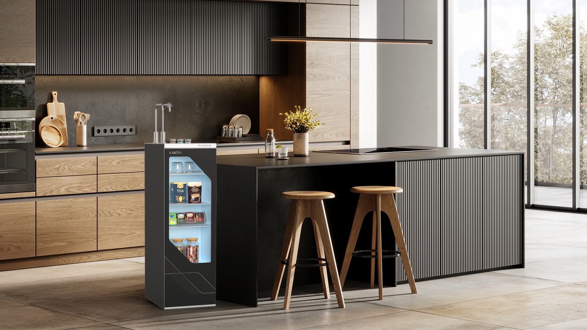 Máy lọc nước và bài toán thẩm mỹ trong những căn bếp mở - 3
