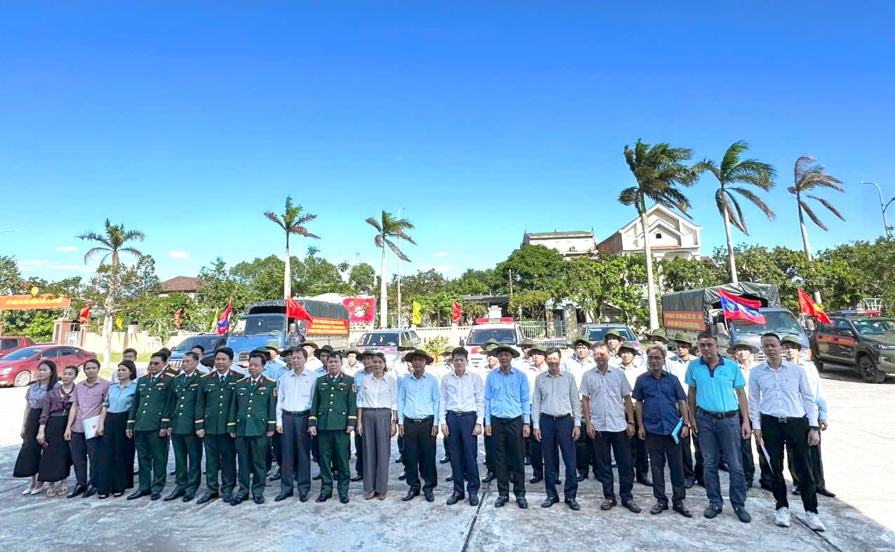 Long Châu tiếp sức Đội quy tập hài cốt liệt sĩ 584 bằng thuốc và vật tư y tế trong hành trình thực hiện nhiệm vụ tại Lào - 4
