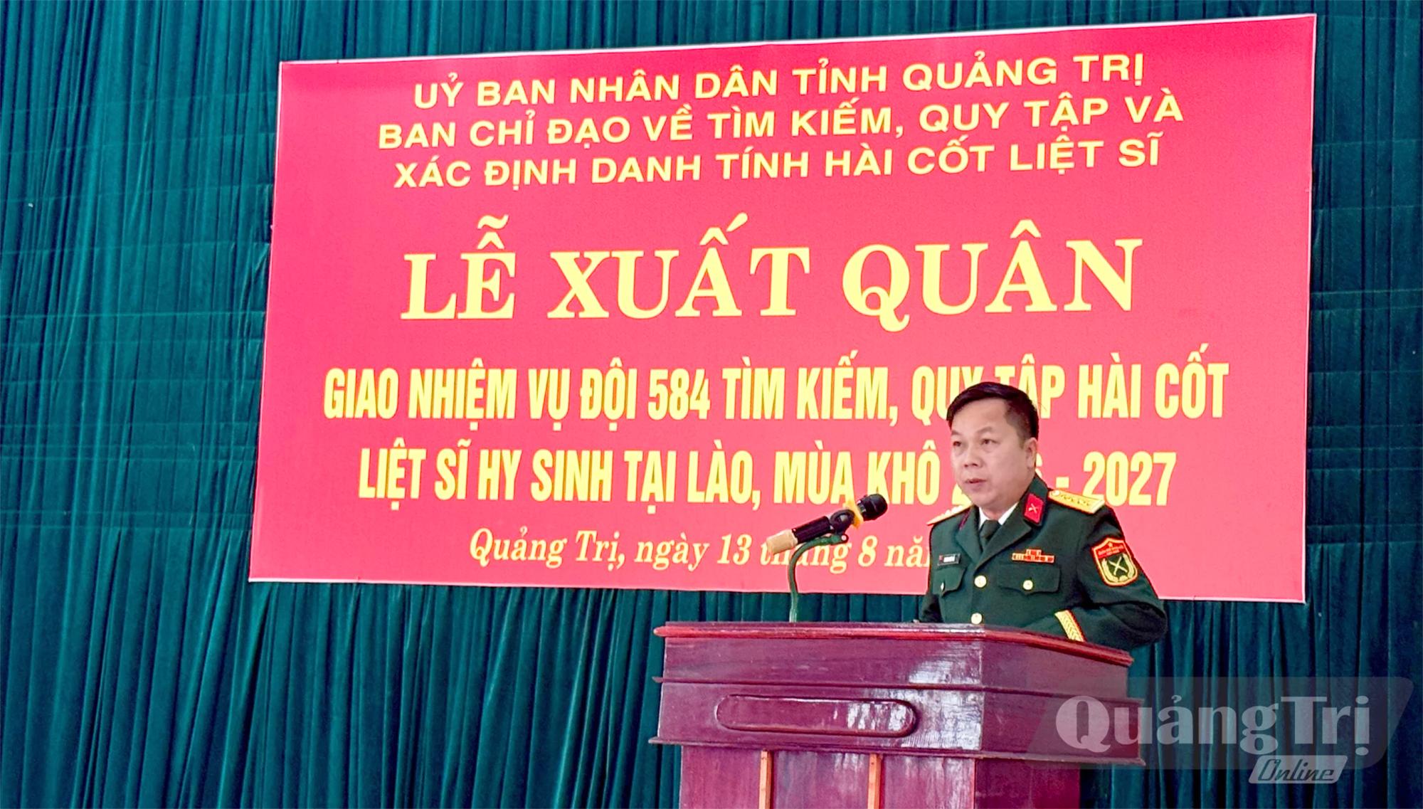 Long Châu tiếp sức Đội quy tập hài cốt liệt sĩ 584 bằng thuốc và vật tư y tế trong hành trình thực hiện nhiệm vụ tại Lào - 1