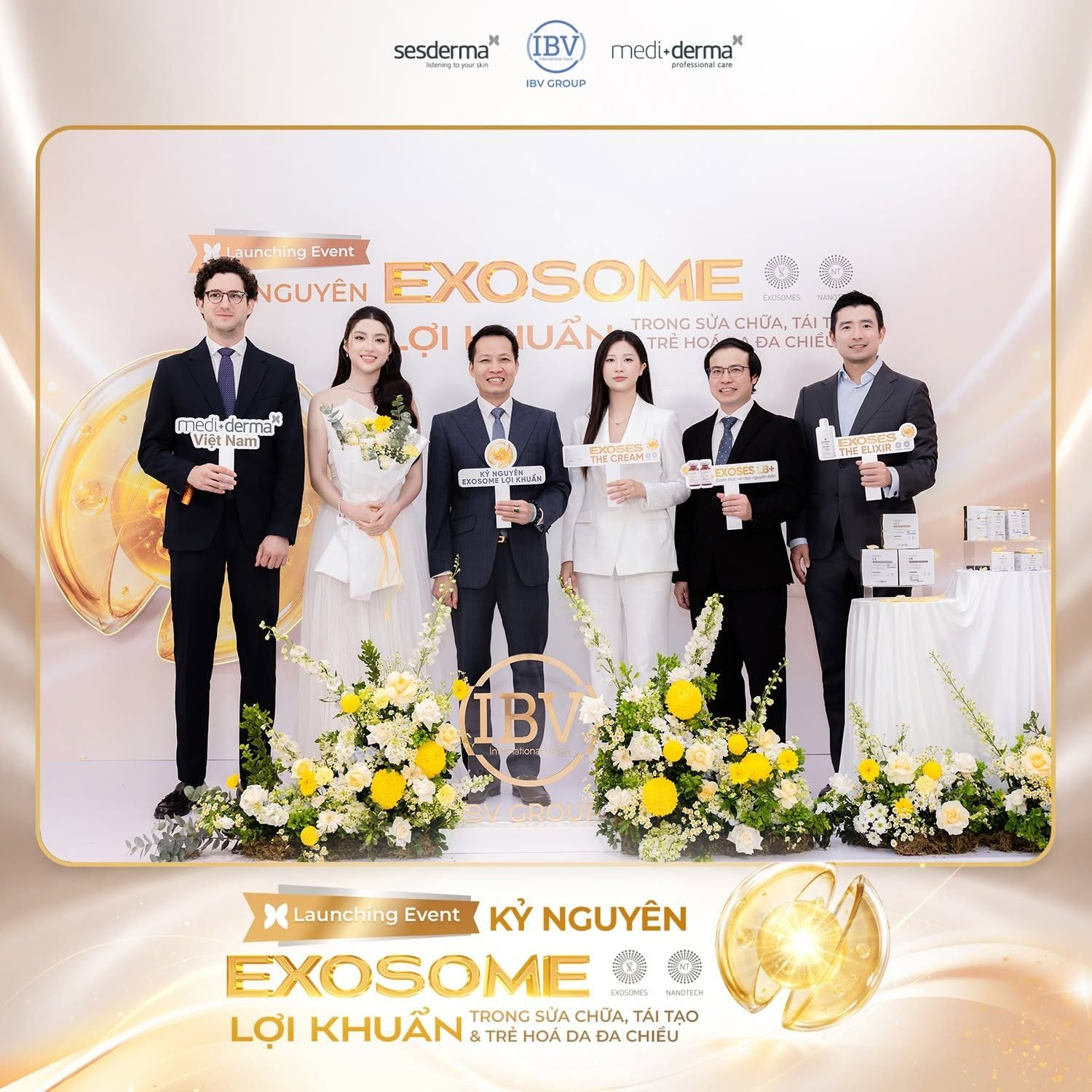 Sesderma & Mediderma tổ chức Đại sự kiện, mở ra Kỷ nguyên Exosome Lợi khuẩn tại Việt Nam - 2