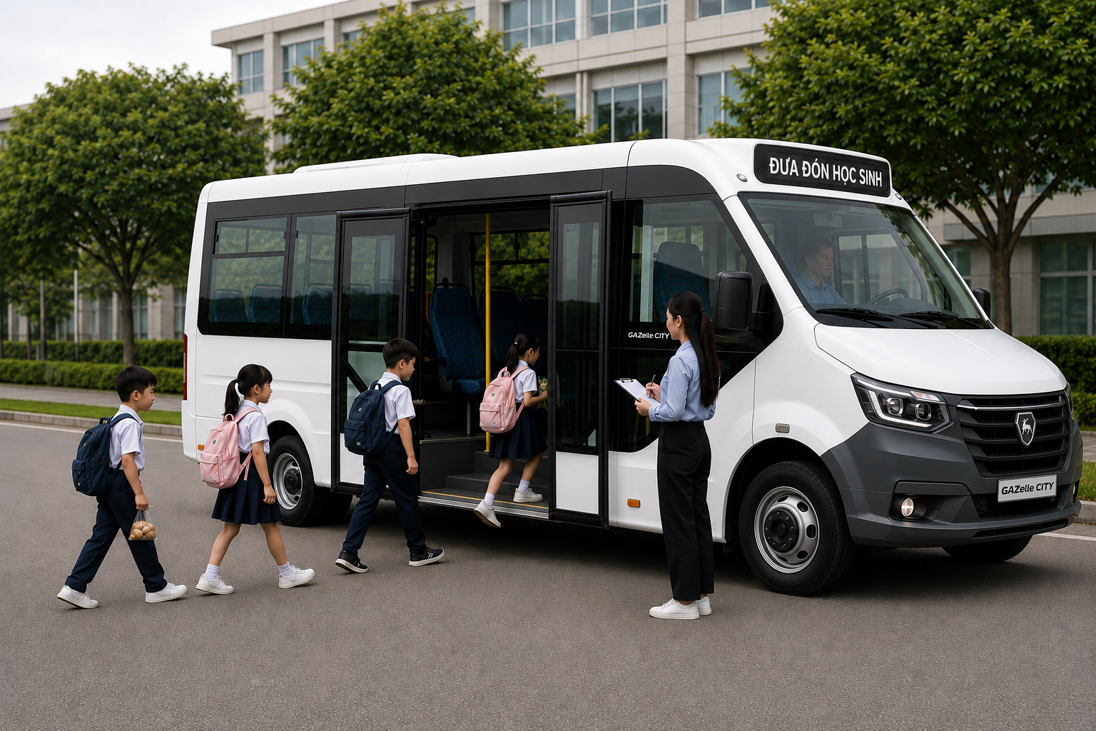 Xe buýt học đường: Mảnh ghép nhằm giảm áp lực đưa đón học sinh tại đô thị - 3