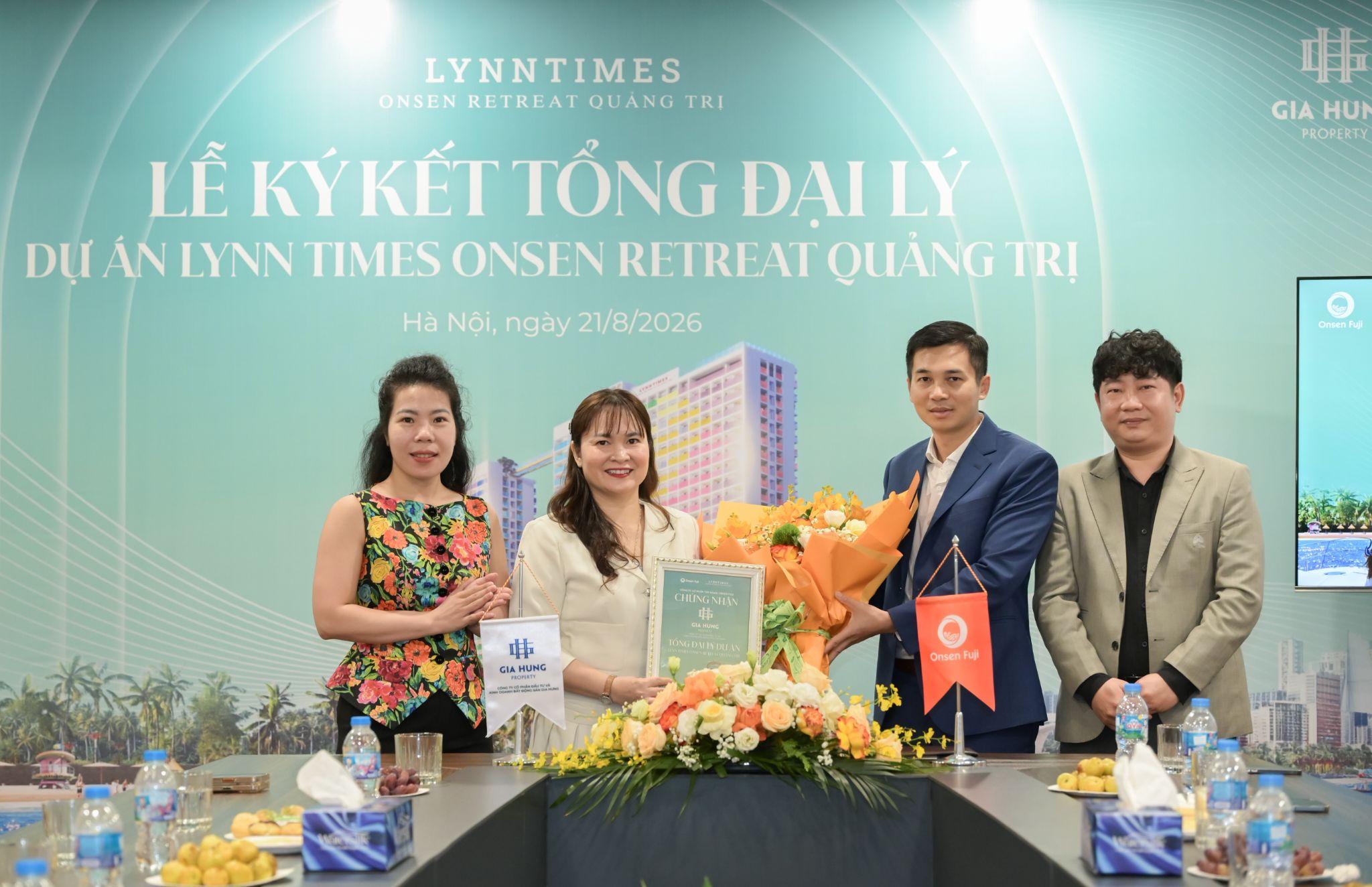 Tập đoàn Onsen Fuji ký kết hợp tác Tổng đại lý phân phối dự án Lynn Times Onsen Retreat Quảng Trị - 1