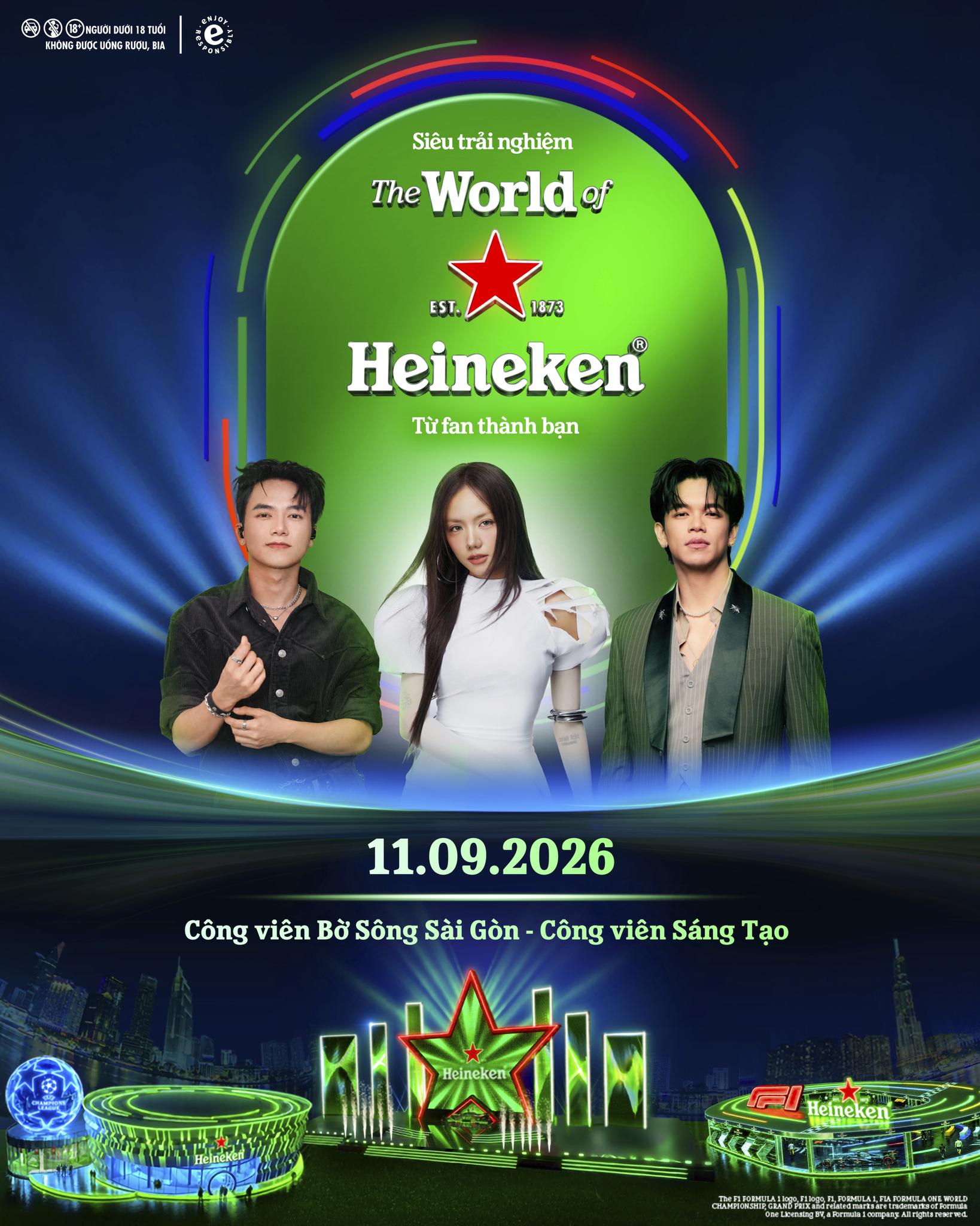 Heineken® công bố siêu trải nghiệm “The World Of Heineken®” quy tụ 4 thế giới đam mê cùng chuỗi hoạt động đẳng cấp “chỉ có thể là Heineken®” - 2