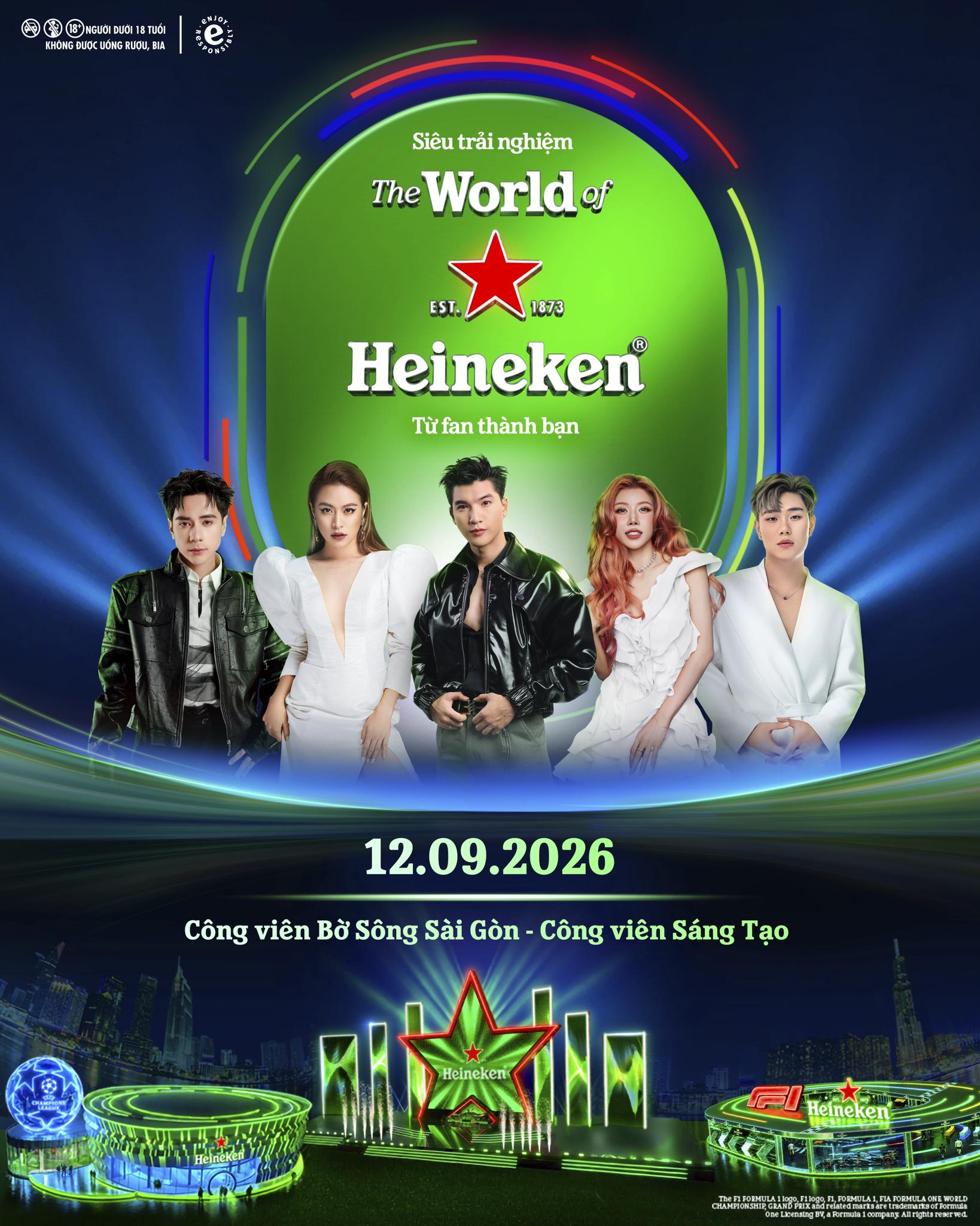 Heineken® công bố siêu trải nghiệm “The World Of Heineken®” quy tụ 4 thế giới đam mê cùng chuỗi hoạt động đẳng cấp “chỉ có thể là Heineken®” - 3
