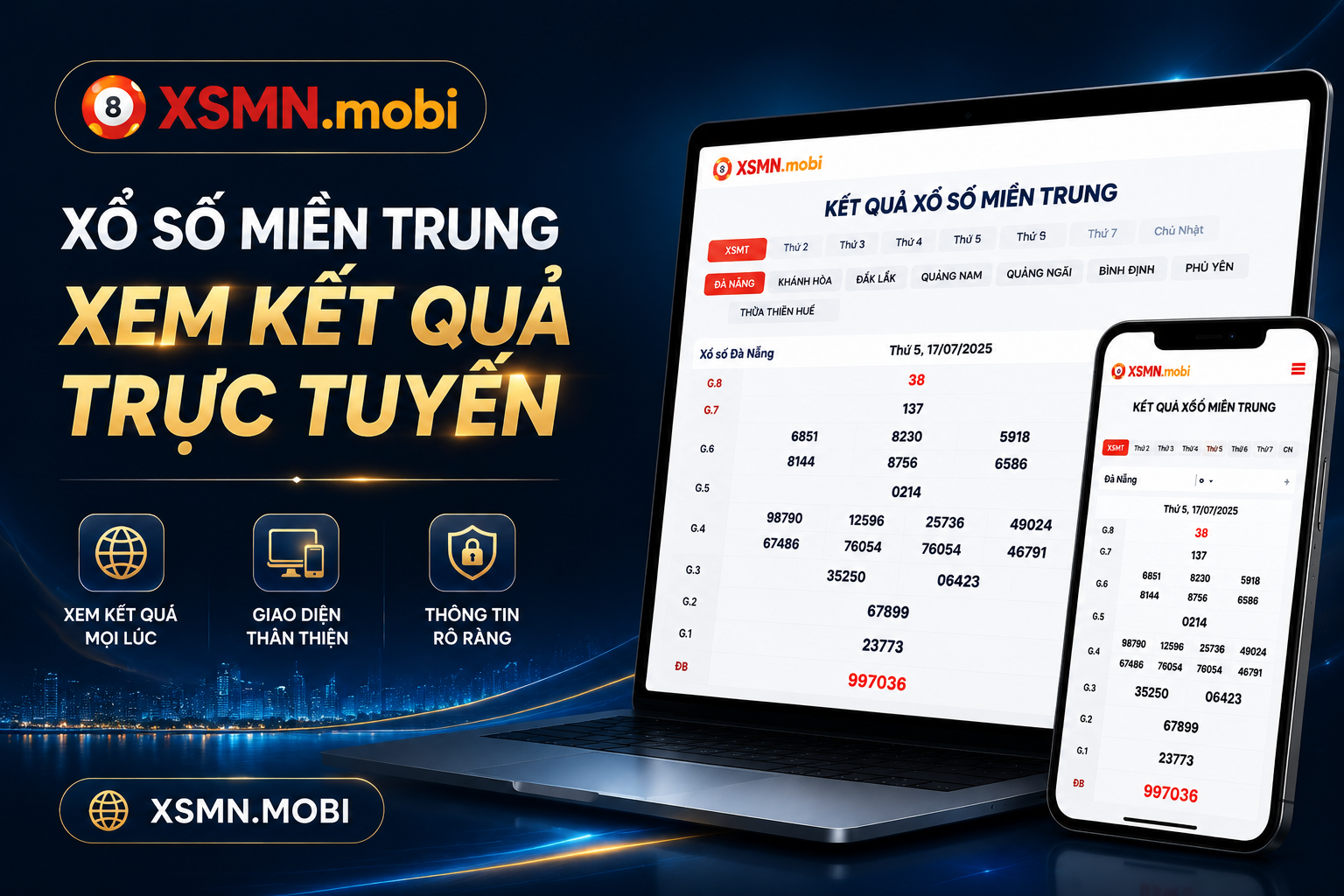 Theo dõi kết quả XSKT Miền Trung hàng ngày trên nền tảng số cùng XSMN.mobi - 5