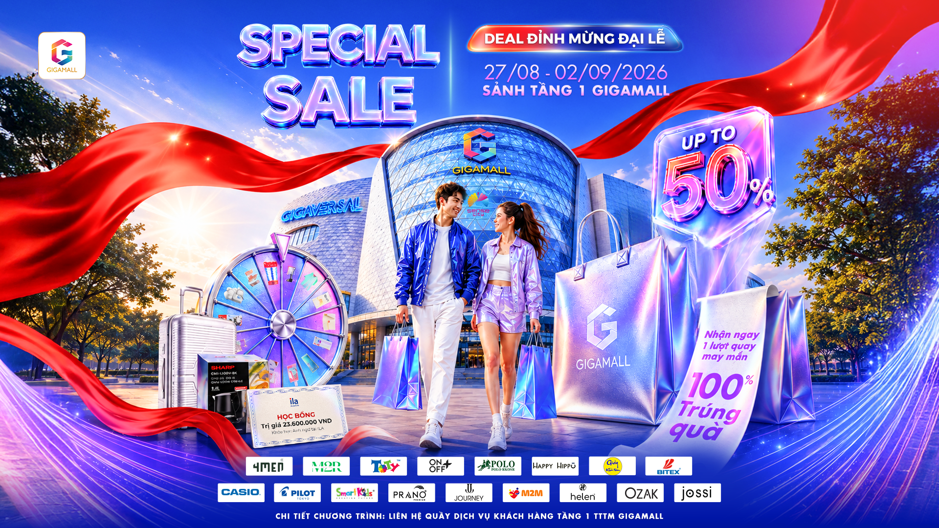 Gigamall hút khách dịp lễ 2.9 với “combo” giải trí công nghệ tại Gigaversal, mua sắm và ẩm thực - 2