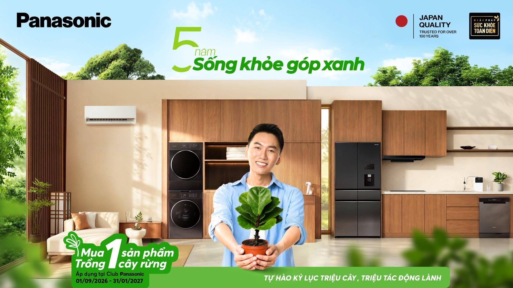 Hành trình từ một triệu cây xanh đến triệu tác động lành cùng Panasonic sống khỏe góp xanh - 1