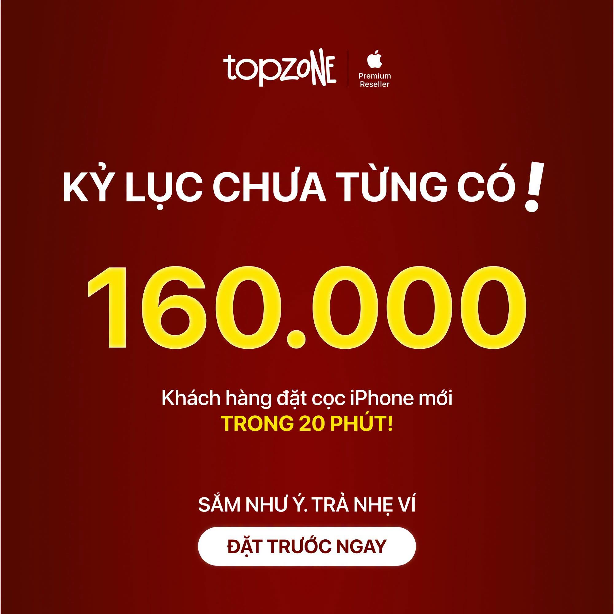 20 phút đầu mở đặt trước iPhone 18 Pro tại TopZone hé lộ gì về sức mua của người Việt? - 1