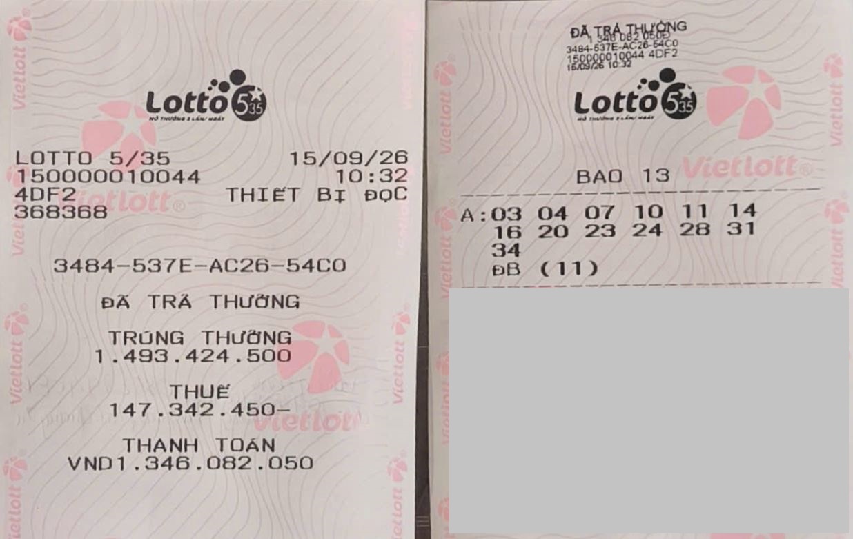 Người đàn ông tại Quảng Trị hai lần trúng giải thưởng tỷ đồng từ xổ số quay nhanh lotto 5/35 của Vietlott - 3