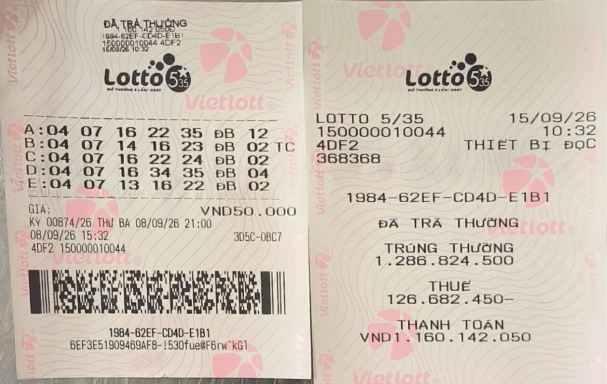 Người đàn ông tại Quảng Trị hai lần trúng giải thưởng tỷ đồng từ xổ số quay nhanh lotto 5/35 của Vietlott - 2