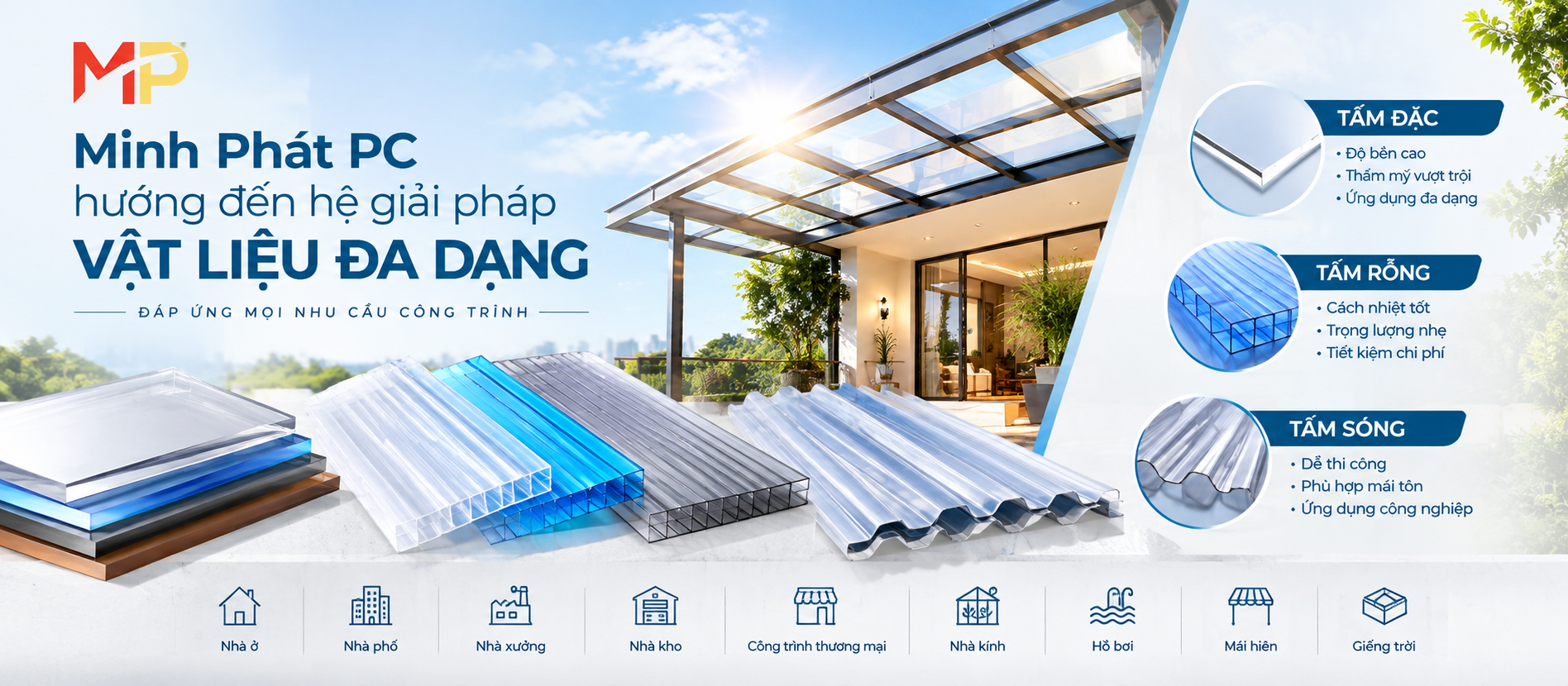 Minh Phát PC phát triển giải pháp vật liệu lấy sáng đa dạng cho công trình Việt - 3