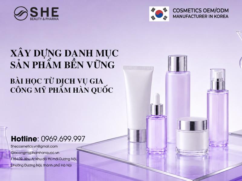 Xây dựng danh mục sản phẩm bền vững: Bài học từ dịch vụ gia công mỹ phẩm Hàn Quốc - 1