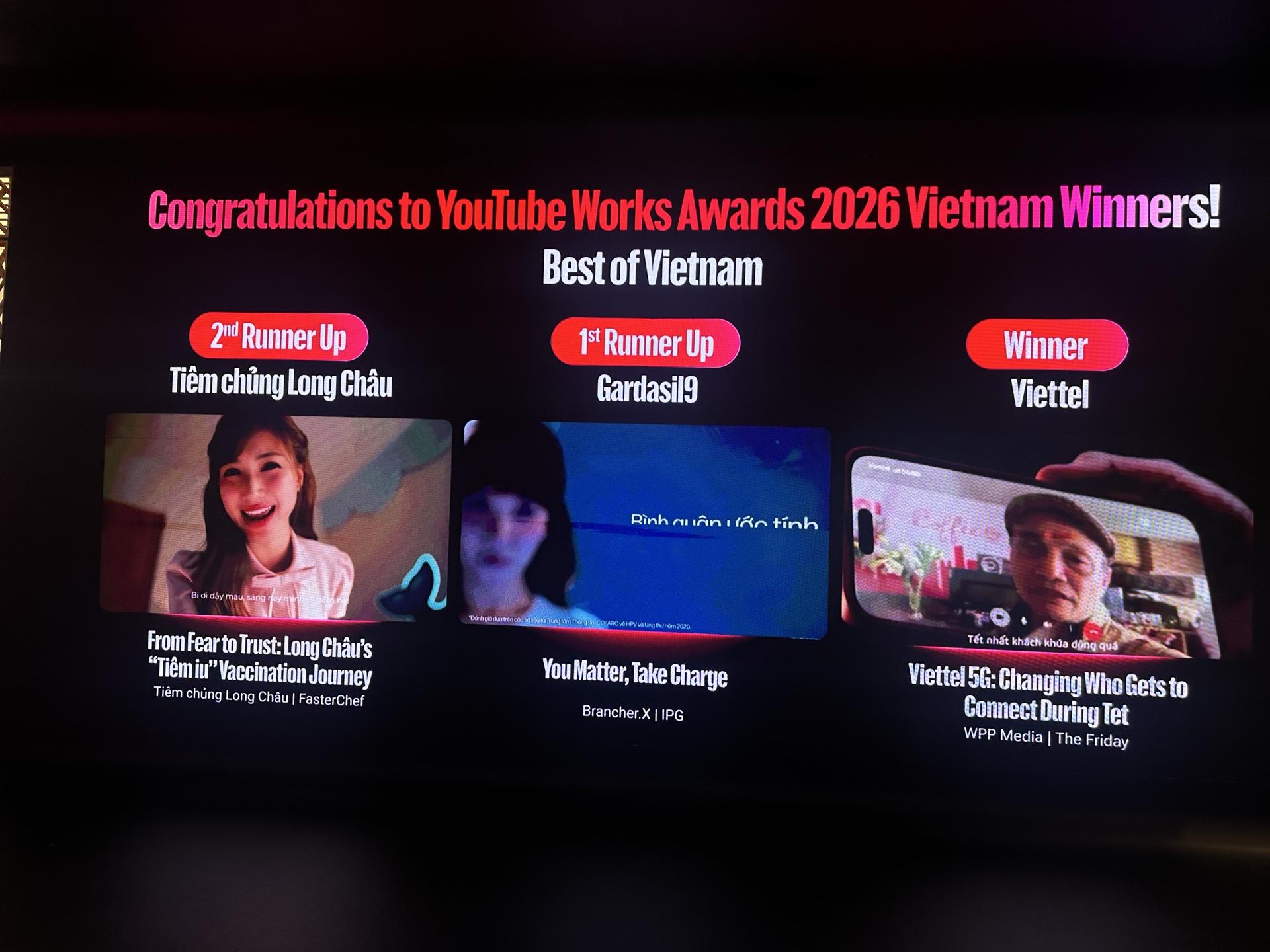 Truyền cảm hứng chăm sóc sức khoẻ chủ động, Long Châu thắng lớn tại YouTube Works Awards Vietnam 2026 - 4