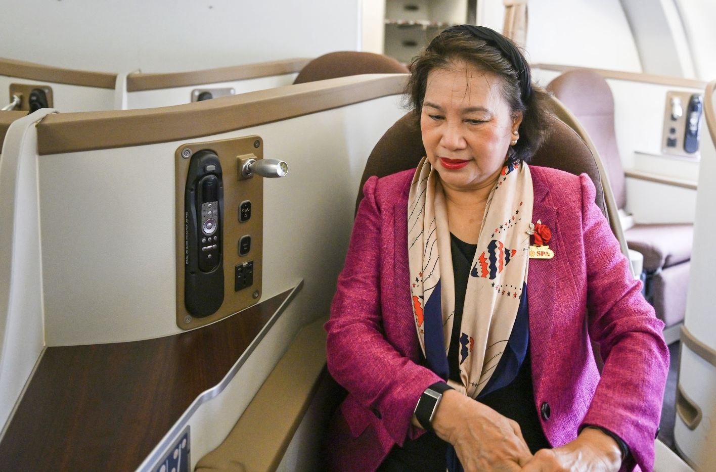Cận cảnh tàu thân rộng A330 đầu tiên của Sun PhuQuoc Airways vừa đáp sân bay Phú Quốc - 6