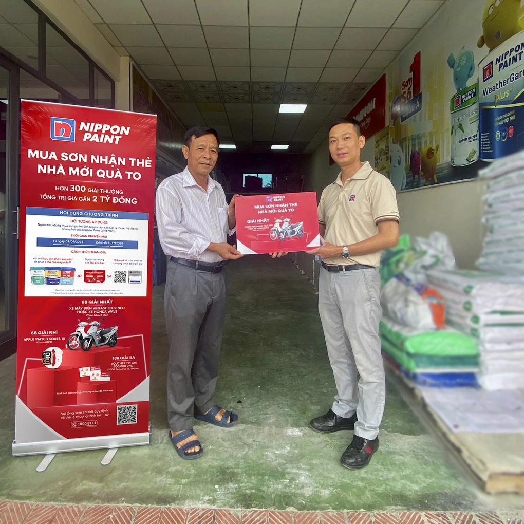Mua sơn Nippon, khách hàng có cơ hội nhận xe máy cùng hơn 13.500 phần quà hấp dẫn - 1