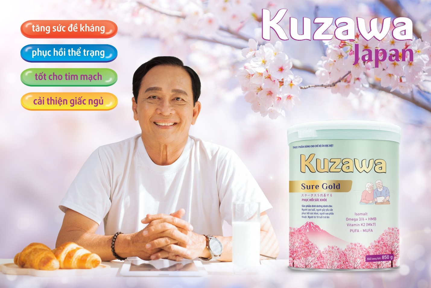 Sữa Kuzawa Sure Gold và Kuzawa Canxi bổ sung Isomalt – Đường dùng cho người tiểu đường - 2