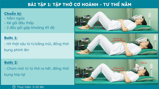 Top 3 bài tập thở cho người bị hen suyễn, phổi tắc nghẽn mạn tính COPD - 1