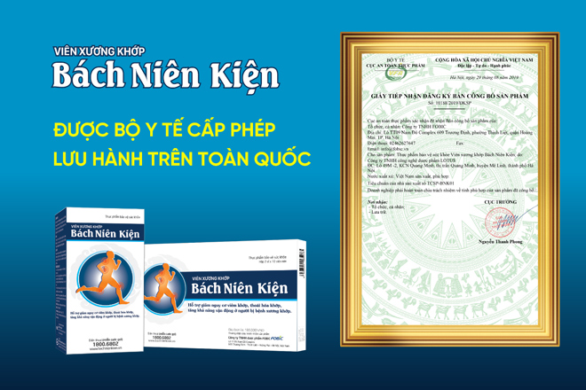 Viên xương khớp Bách Niên Kiện - Giải pháp mới cho người bị thoái hóa khớp - 1