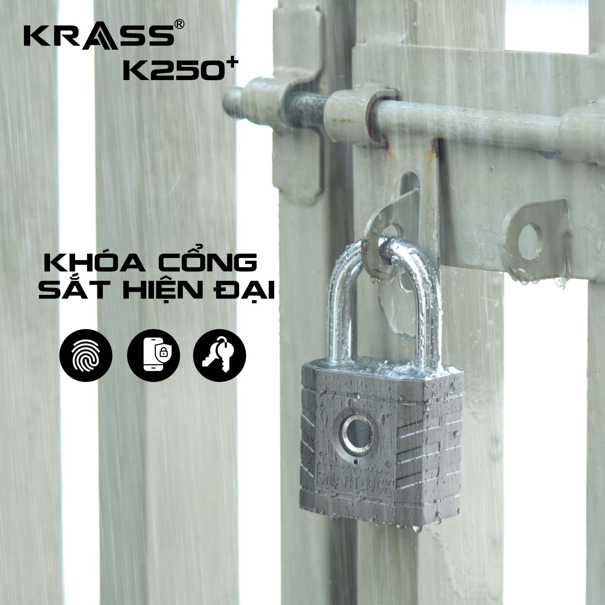 Khóa Krass K250 Plus - Đột phá công nghệ Đức về bảo mật vân tay - 5