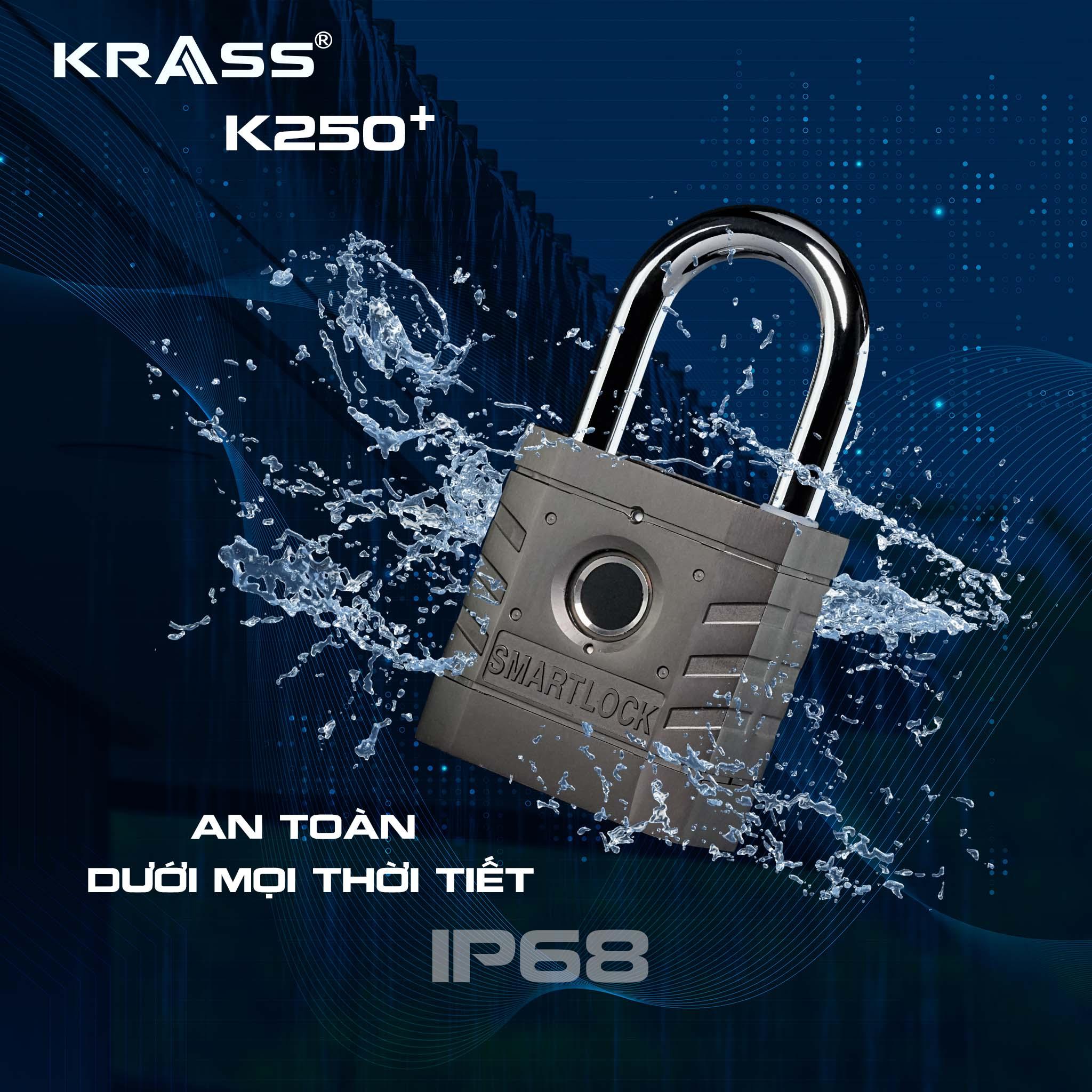Khóa Krass K250 Plus - Đột phá công nghệ Đức về bảo mật vân tay - 1