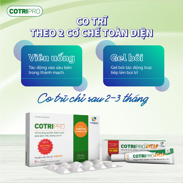 Trĩ sưng phồng, đau rát, chảy máu – Tại sao nên chọn ngay CotriPro? - 2