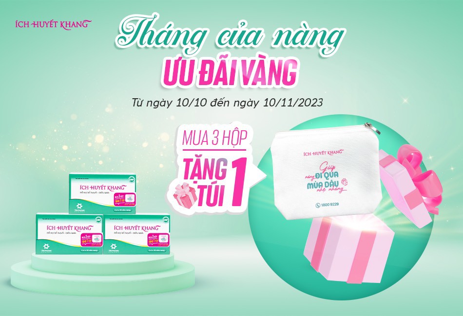 Đừng bỏ lỡ: Ưu đãi mua 3 tặng 1 từ nhãn hàng Ích Huyết Khang - 1
