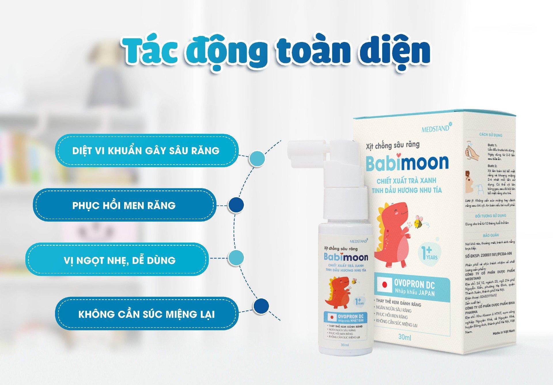 Xịt chống sâu răng Babimoon - Giải pháp mới ứng dụng công nghệ Nhật Bản - 3