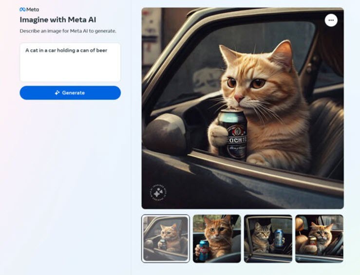 Thử ngay công cụ tạo ảnh AI miễn phí vừa ra mắt của Meta - 3