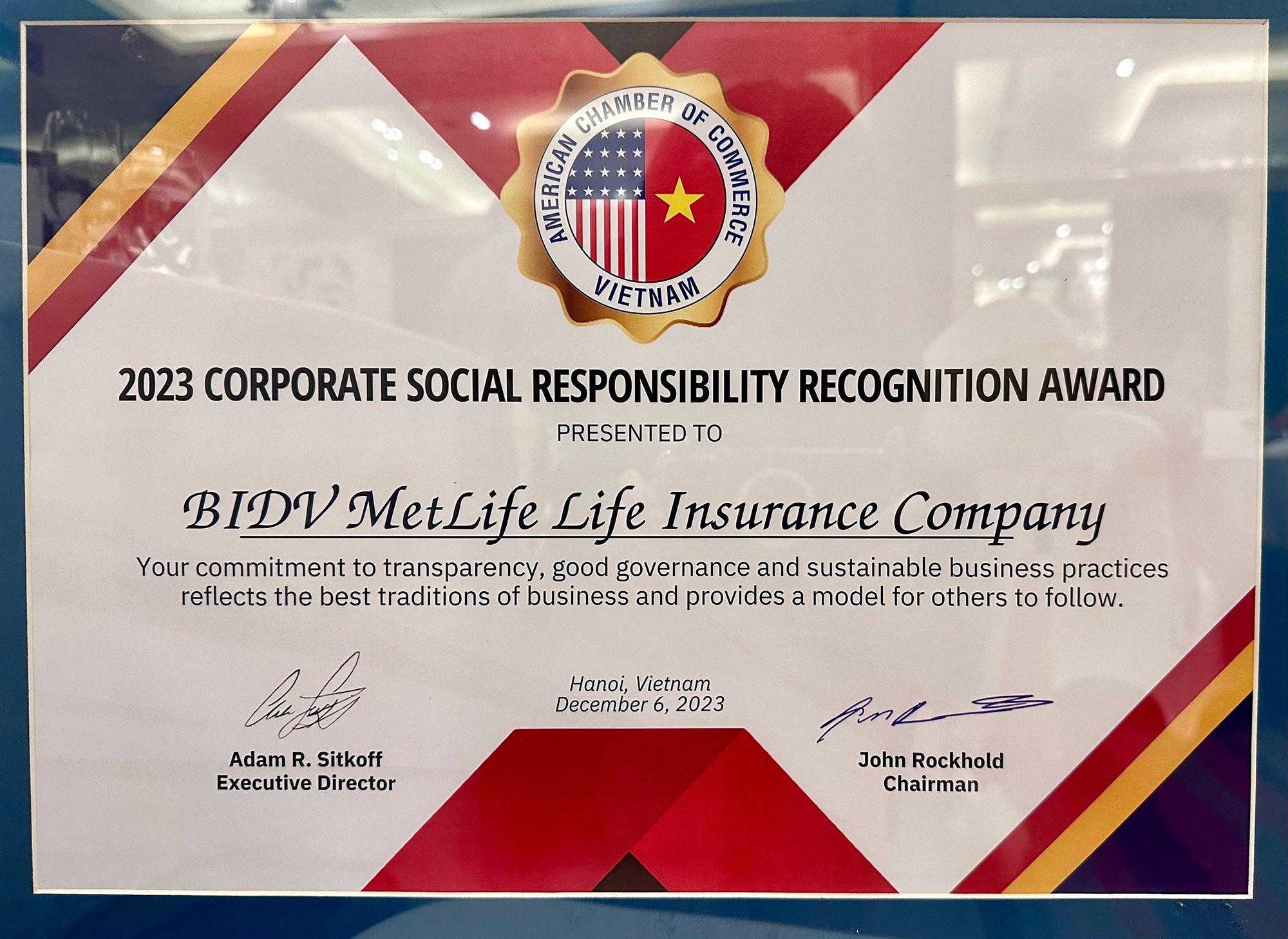BIDV MetLife nhận giải thưởng AmCham CSR Awards 2023 với các nỗ lực vì cộng đồng - 4