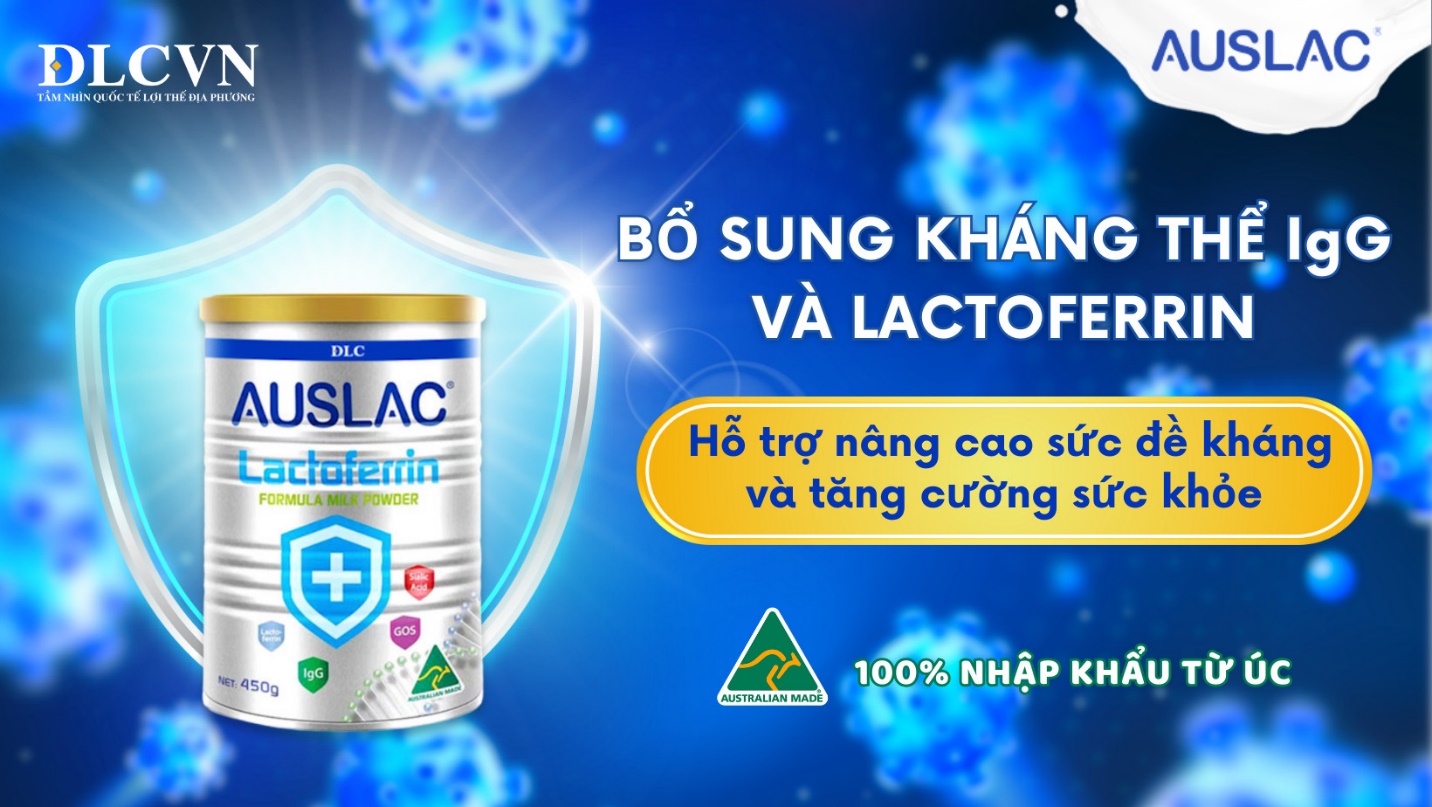 Bổ sung dinh dưỡng, an toàn và hiệu quả với sữa Auslac Lactoferrin - 1