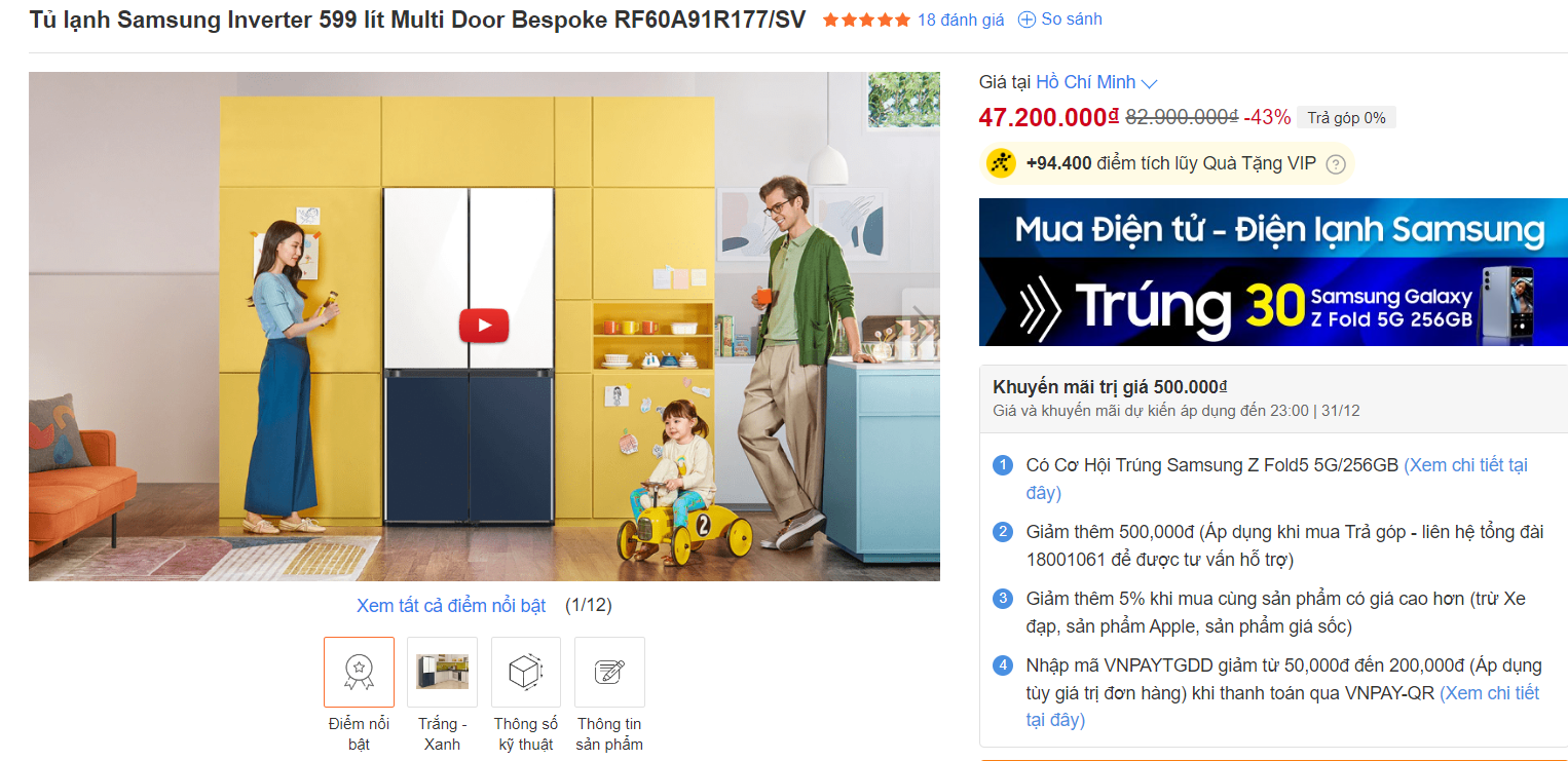 Bảng giá tủ lạnh Samsung Inverter tháng 12: Giảm kịch sàn tới 49% - 2