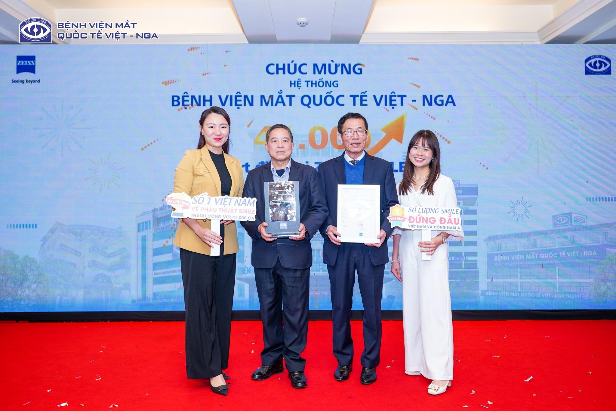 BV Mắt Quốc Tế Việt - Nga tiếp tục được Carl Zeiss chứng nhận dẫn đầu VN và ĐNA về số ca phẫu thuật Smile thành công - 5