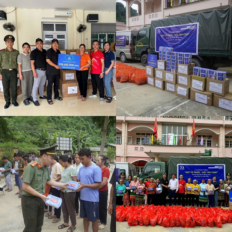 10.000 túi thuốc – món quà từ DHG Pharma gửi gắm yêu thương đến đồng bào vùng lũ. - 2