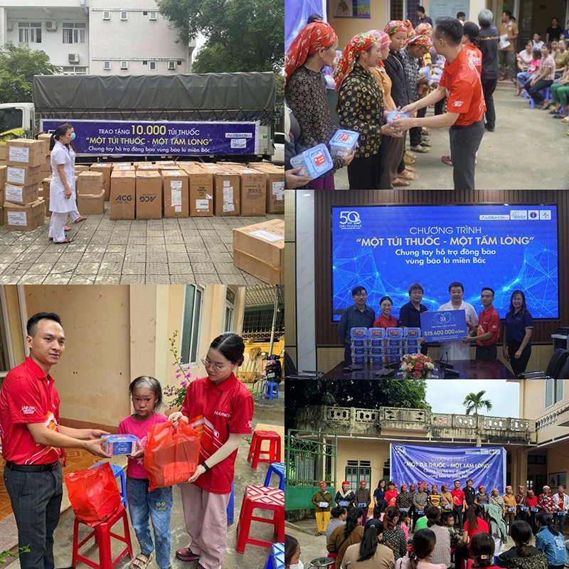 10.000 túi thuốc – món quà từ DHG Pharma gửi gắm yêu thương đến đồng bào vùng lũ. - 3