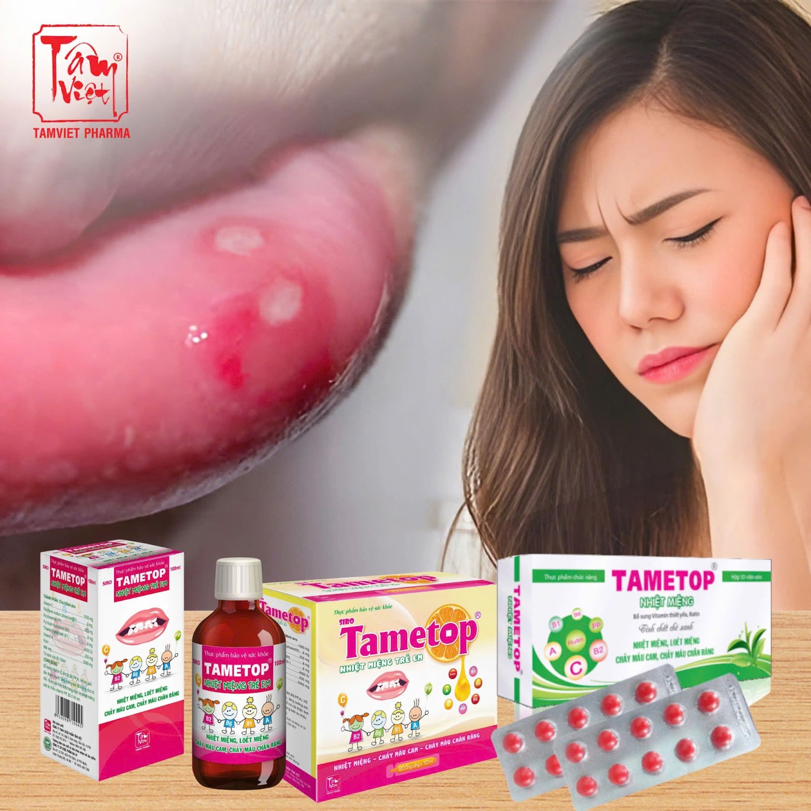 TAMETOP – Giải pháp từ thiên nhiên xua tan nỗi lo nhiệt miệng nóng trong người   - 2